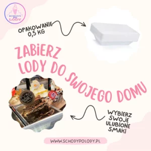 Lody orzysz lody gałkowe na wynos rzemieślnicze